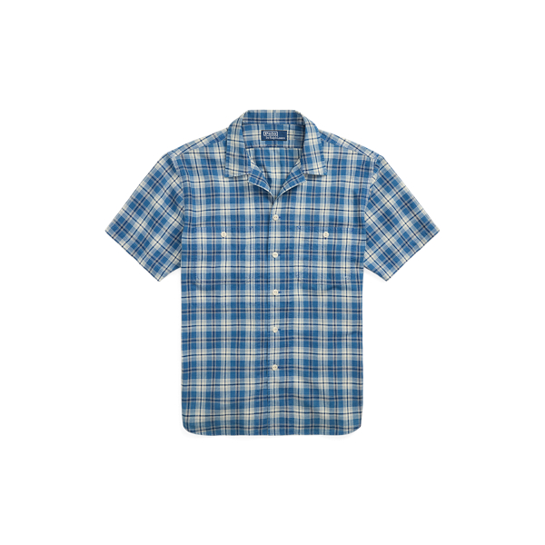 Ralph Lauren ラルフローレン インディゴ チェック オーバーシャツ Ralphラルフローレン インディゴダイ チェック シャツ オーバー