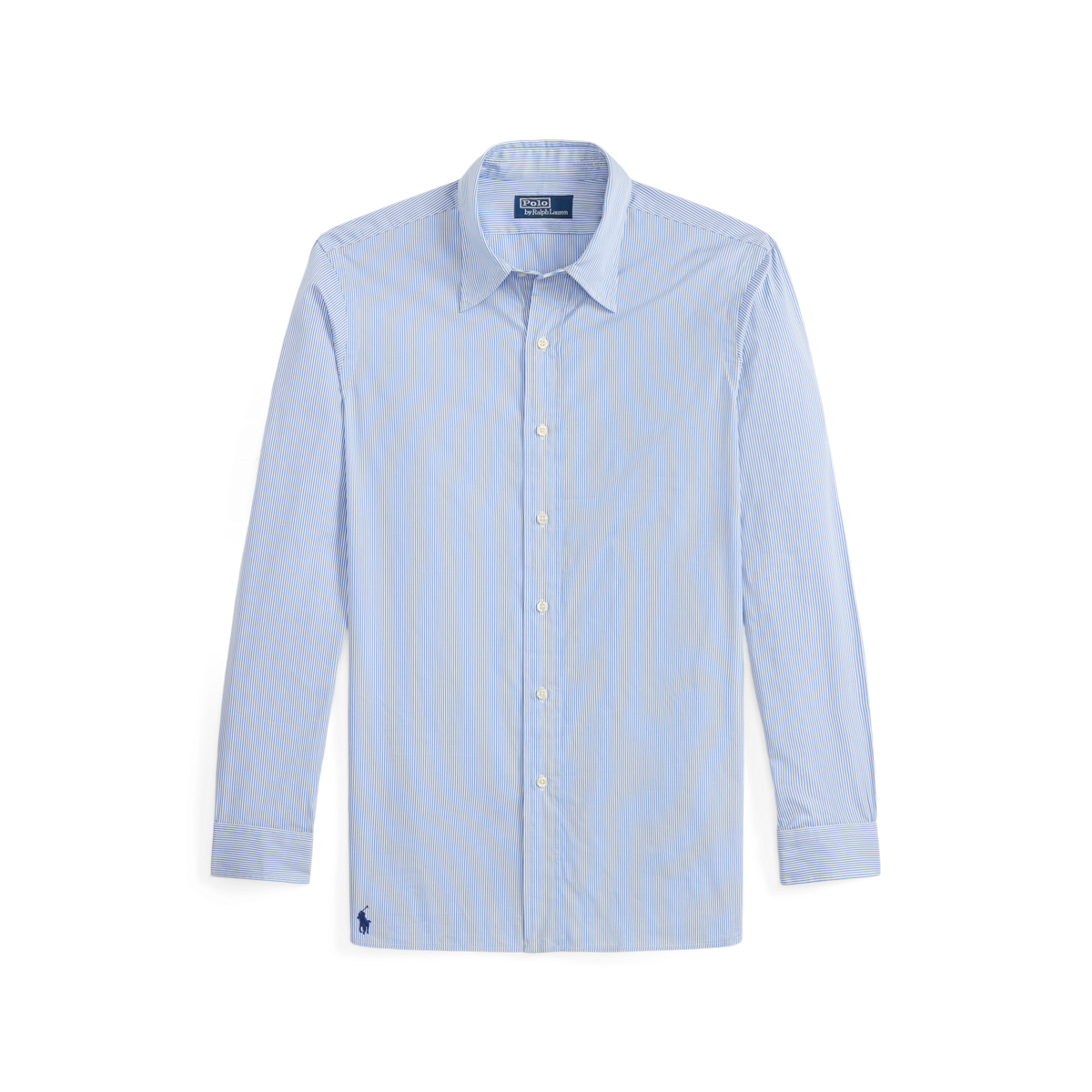 未使用ラルフローレン ストライプド コットン ポプリン シャツ サイズ 160 ストライプド コットン ポプリン シャツ | POLO RALPH LAUREN