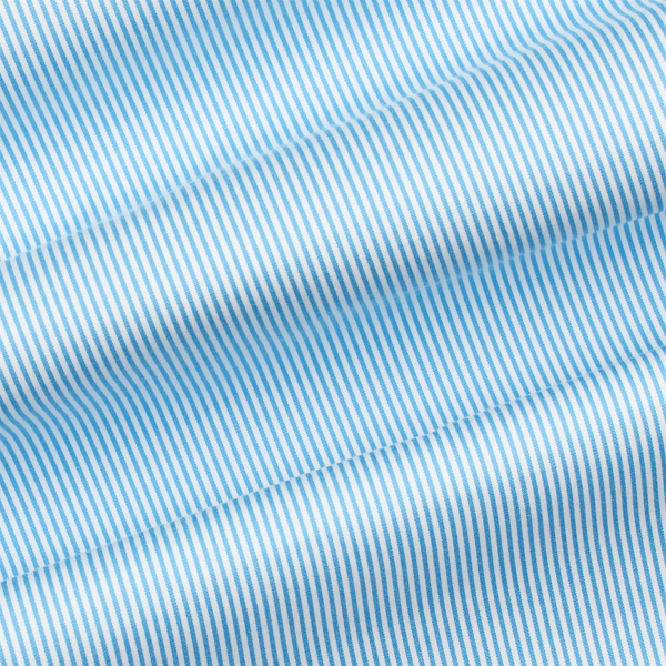 Classic Fit Striped Poplin Shirt