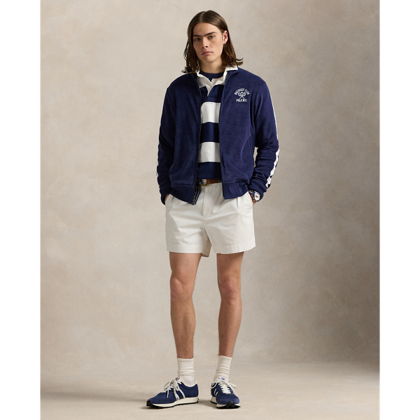 Embroidered Terry Track Jacket