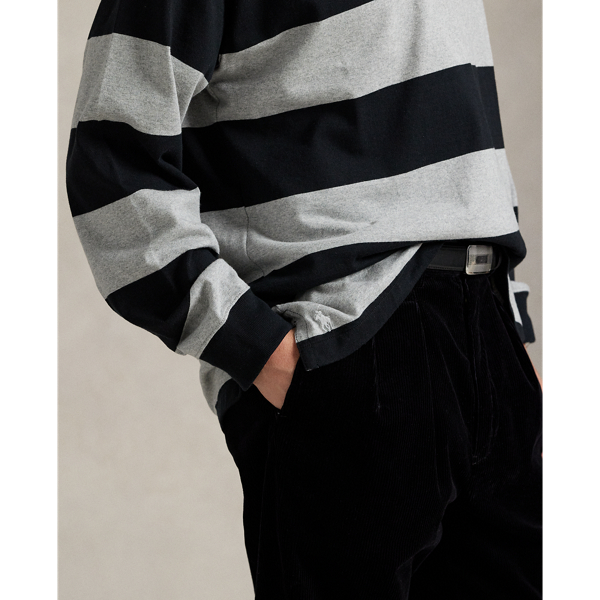 ビッグ フィット ストライプド ジャージー ラグビー シャツ | ラルフ