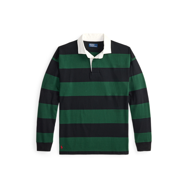 Polo by Ralph Lauren ラガーシャツ XL 白黒ストライプ POLO RALPH LAUREN 5%OFFセール 【販売期間 10/8 0:00〜10/8 23