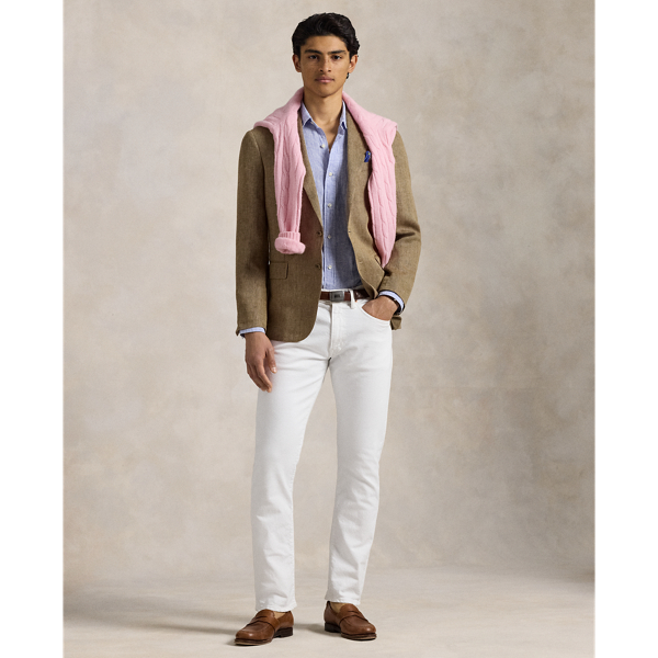 Classic Fit Checked Linen Shirt