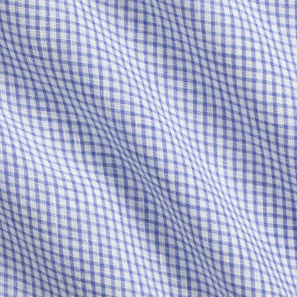 Classic Fit Checked Linen Shirt