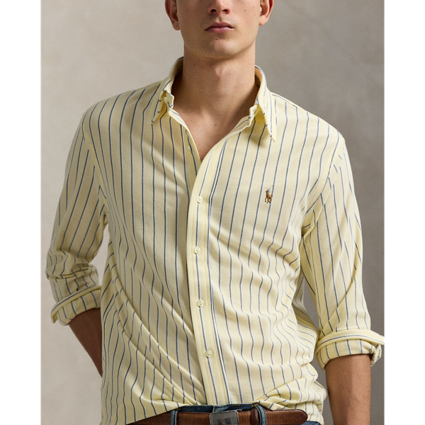 Striped Knit Oxford Shirt for Men | Ralph Lauren® SA