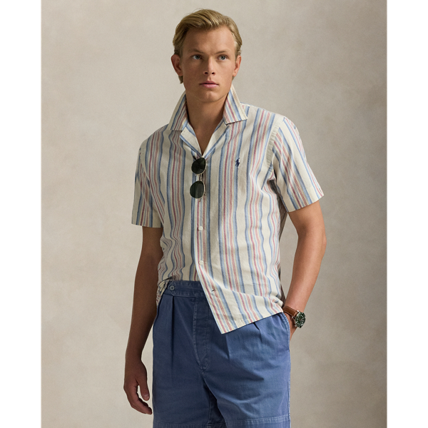 Tori Richard Men's Aperture Camp Shirt - Chambray