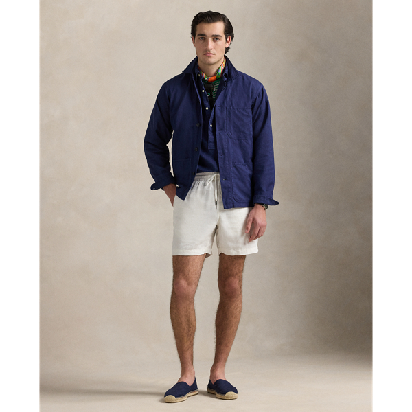 Linen-Cotton Overshirt