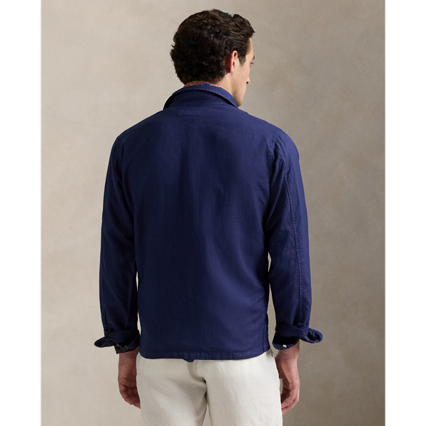 Linen-Cotton Overshirt