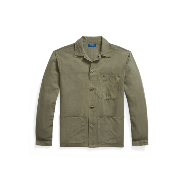 Linen-Cotton Overshirt