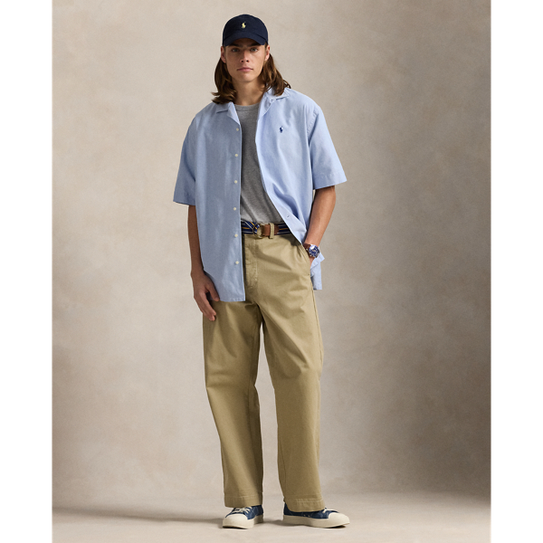 BSR Blue The Organic Cotton Big Shirt Polo Ralph Lauren 4