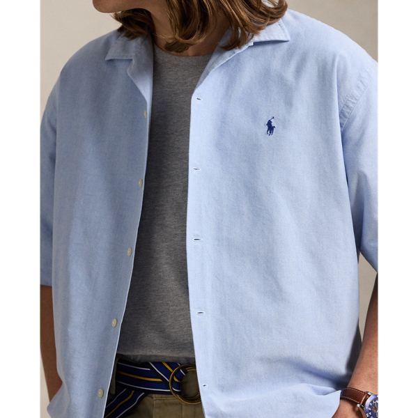 BSR Blue The Organic Cotton Big Shirt Polo Ralph Lauren 6