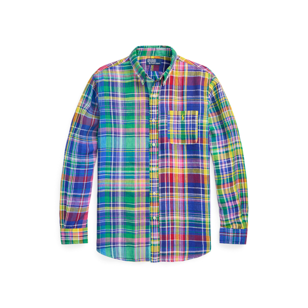 Classic Fit Madras Patchwork Shirt | Ralph Lauren