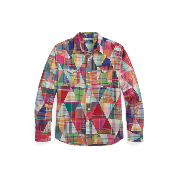 Classic Fit Patchwork Shirt