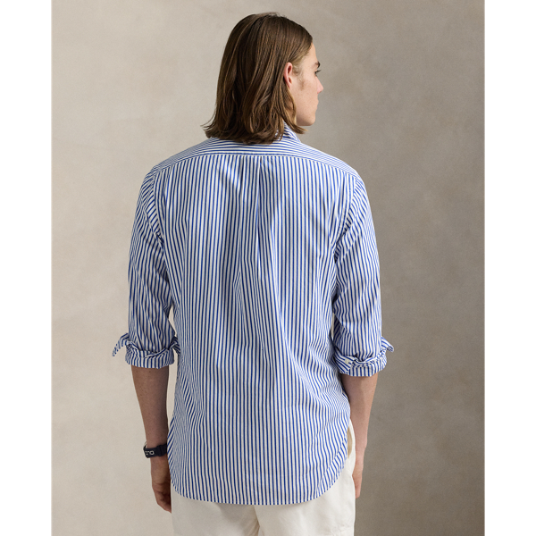 Classic Fit Repaired Poplin Shirt