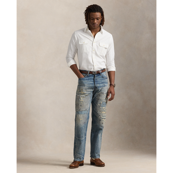 White Classic Fit Oxford Shirt Polo Ralph Lauren 4