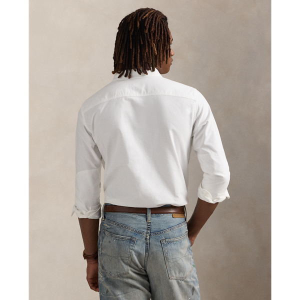 White Classic Fit Oxford Shirt Polo Ralph Lauren 5