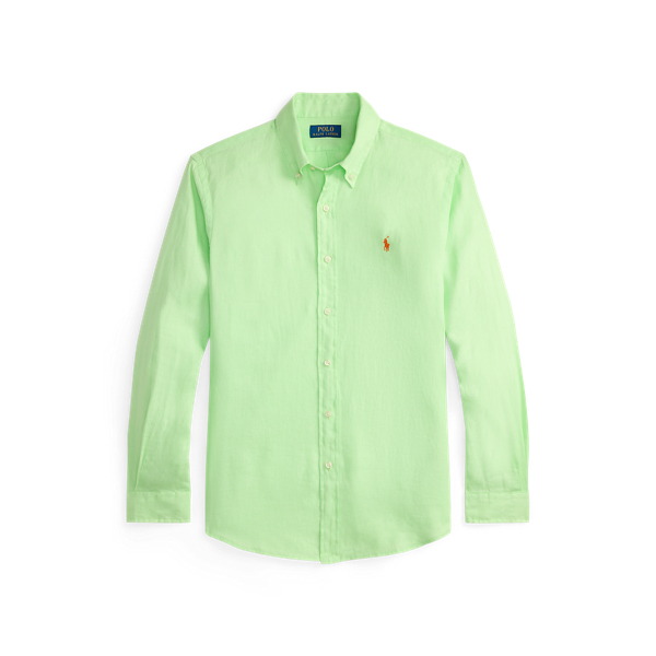 Polo Ralph Lauren 폴로 남성 클래식핏 리넨 셔츠 크루즈 라임 2