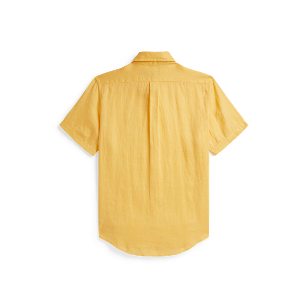 Polo Ralph Lauren クラシック フィット リネン シャツ コーン イエロー 2