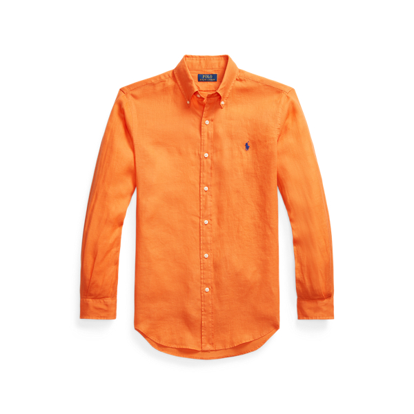 Custom fit linnen overhemd