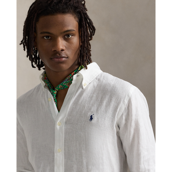 Custom Fit Linen Shirt for Men | Ralph Lauren® LB