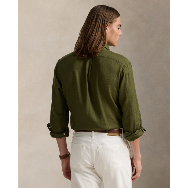 Tシャツ・カットソー Ralph Lauren SS24 Custom-Fit Linen Shirt (710794141 014) Ralph Lauren SS24 Custom-Fit Linen Shirt (710794141 014