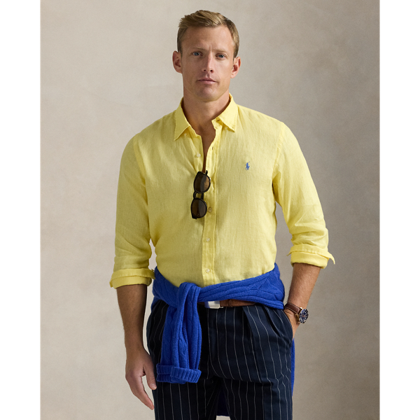 Ralph lauren gold shirt online