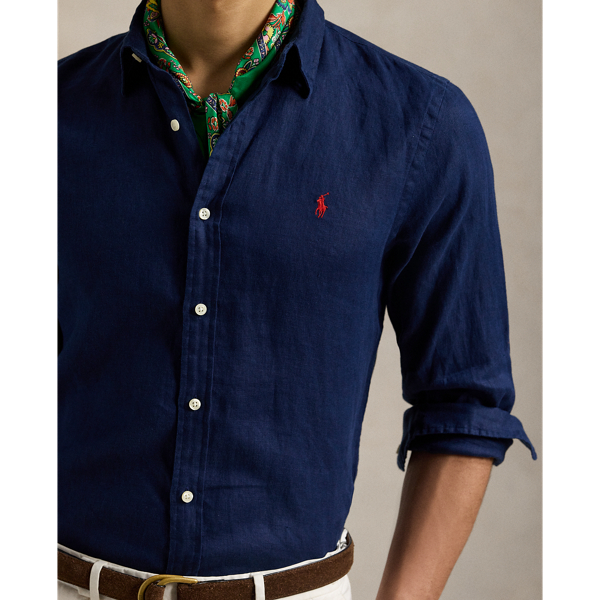 Slim Fit Linen Shirt