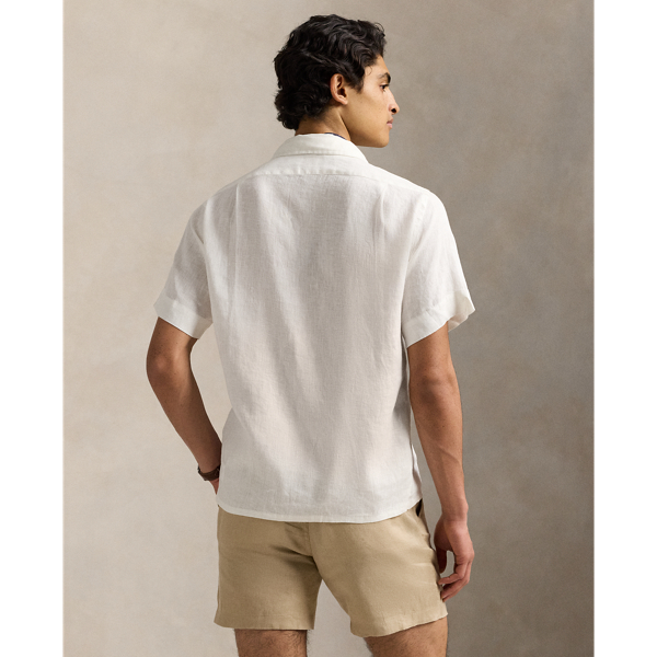 Ralph Lauren クラシック フィット リネン コットン キャンプ クラシック フィット リネン キャンプ シャツ | ラルフ ローレン