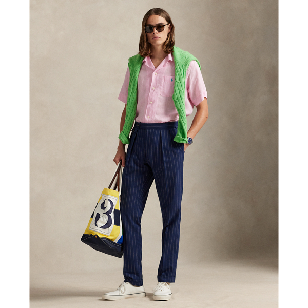 ラルフローレン Classic Fit Linen Camp Shirt