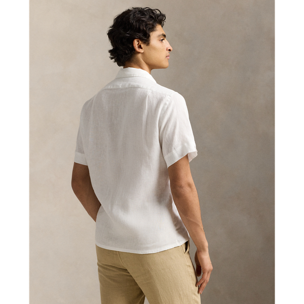 Classic Fit Linen Camp Shirt