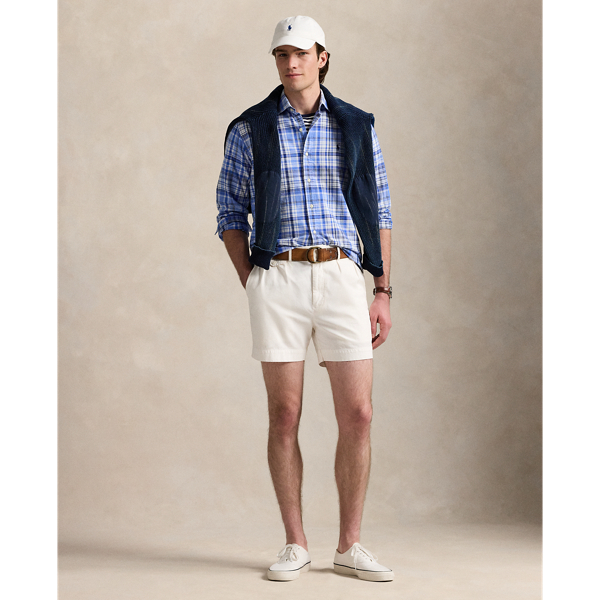 Classic Fit Plaid Oxford Shirt