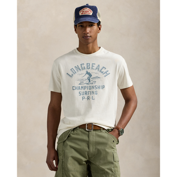 Nevis Classic-Fit Jersey-T-Shirt mit Grafik Polo Ralph Lauren 1