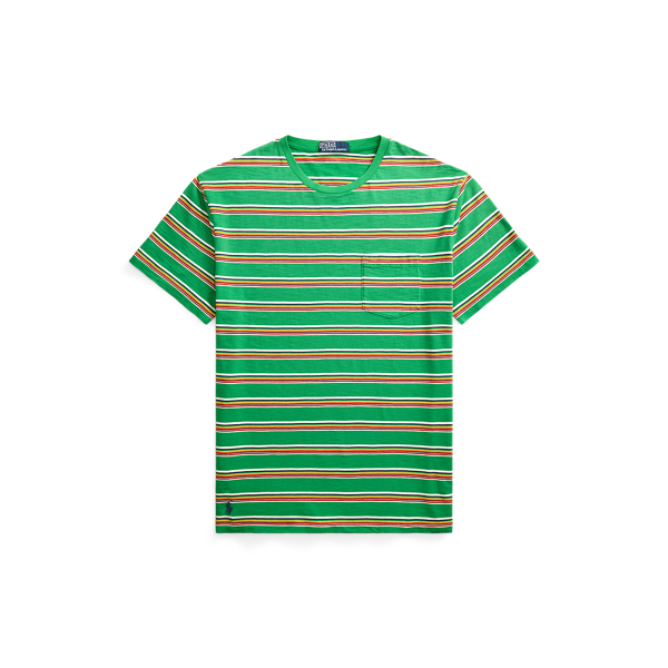 Stem Multi Classic Fit Striped Gauze Jersey T-Shirt Polo Ralph Lauren 2