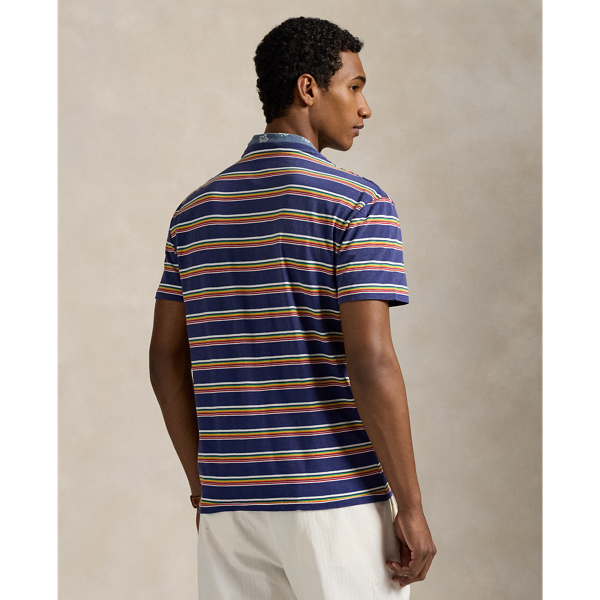 Classic Fit Striped Gauze Jersey T-Shirt
