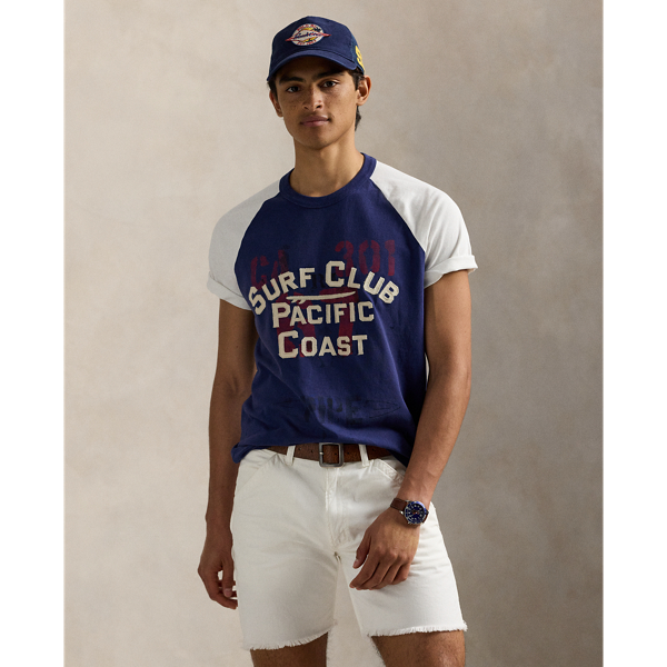 ★★POLO RALPH LAUREN★★ Classic fit jersey graphic t-shirt Polo Ralph Lauren Classic Fit Short Sleeve Jersey Graphic T
