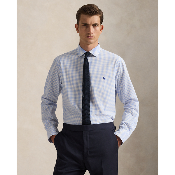 White Harbor Island Classic Fit Plaid Stretch Poplin Shirt Polo Ralph Lauren 1