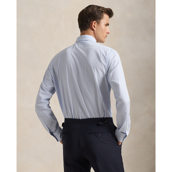 White Harbor Island Classic Fit Plaid Stretch Poplin Shirt Polo Ralph Lauren 5