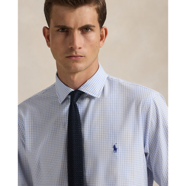 White Harbor Island Classic Fit Plaid Stretch Poplin Shirt Polo Ralph Lauren 6