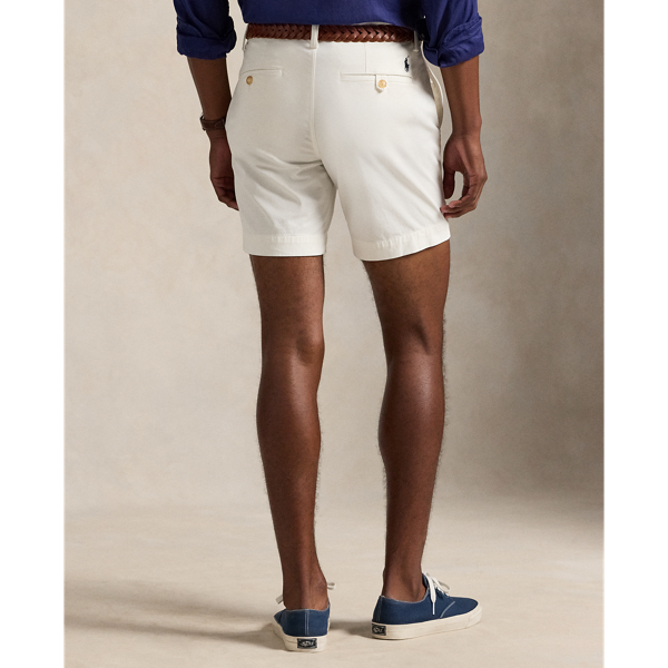 White 7-Inch Bedford Classic Fit Chino Short Polo Ralph Lauren 5