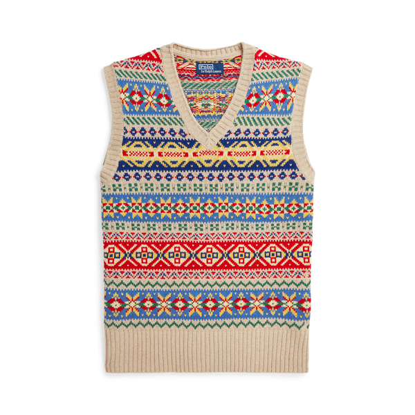 Fair Isle Sleeveless Jumper