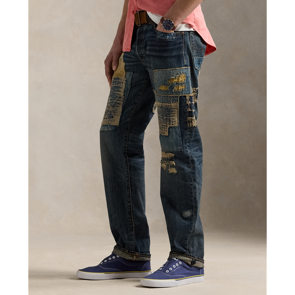 Hampton Relaxed Straight Distressed Jean