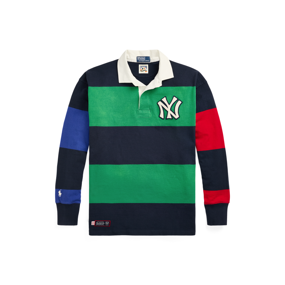 ★★POLO RALPH LAUREN★★ Polo Ralph Lauren Yankees Rugby Sh Polo Ralph Lauren Yankees Rugby Shirt