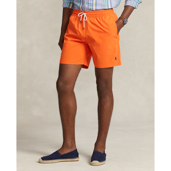 Klassische Badeshorts Traveler Polo Ralph Lauren in Regatta-Orange 4