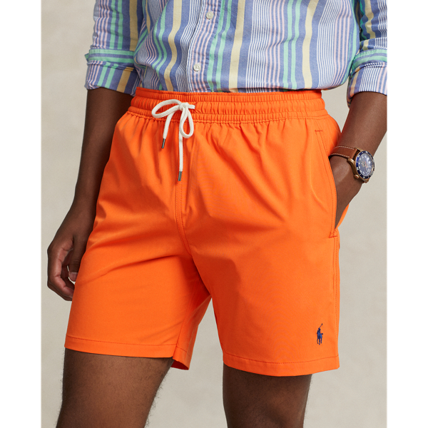Klassische Badeshorts Traveler Polo Ralph Lauren in Regatta-Orange 6