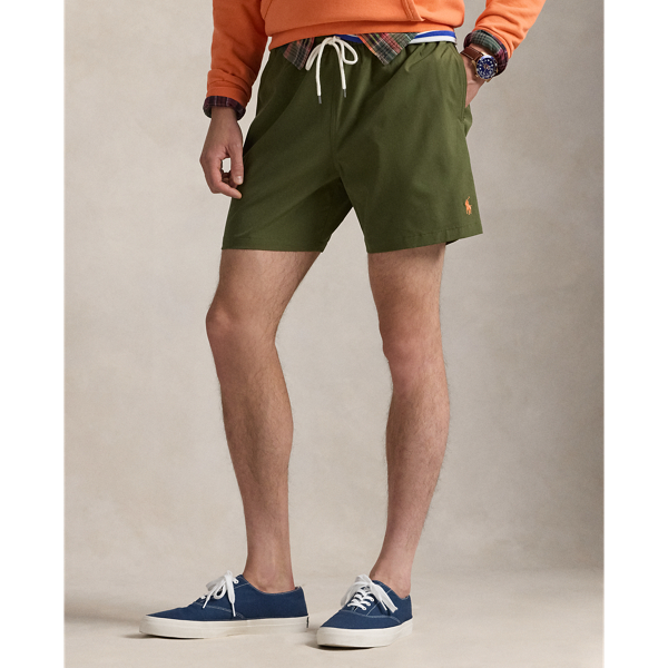 New Olive 5.75-Inch Traveler Classic Swim Trunk Polo Ralph Lauren 4