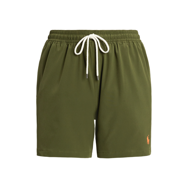 New Olive 5.75-Inch Traveler Classic Swim Trunk Polo Ralph Lauren 2