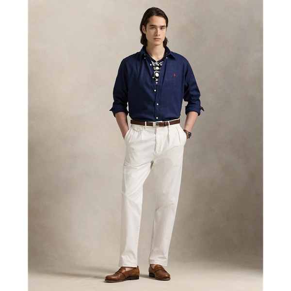Custom Fit Linen-Cotton Shirt