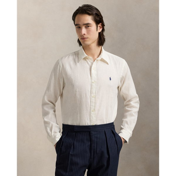 Custom Fit Linen-Cotton Shirt