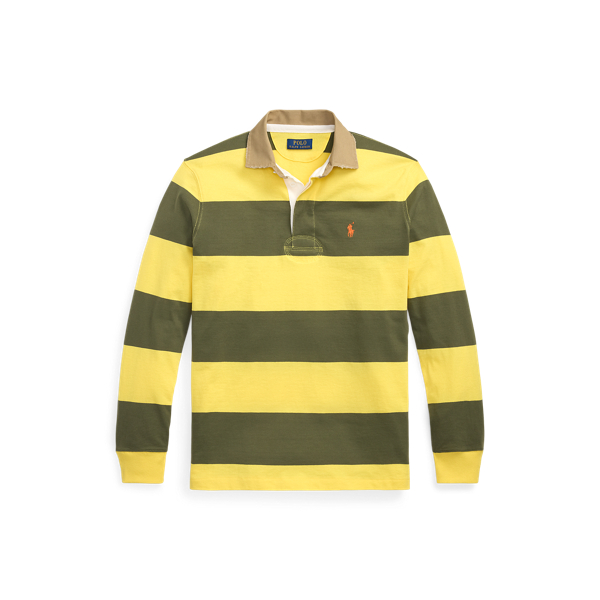 Ralph lauren yellow long sleeve polo best sale