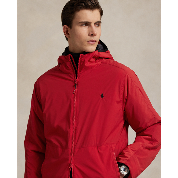 RLX　テック系　シェルジャケット　レッド　サイズM　ラルフローレン RLX RALPH LAUREN(アールエルエックスラルフローレン) hooded